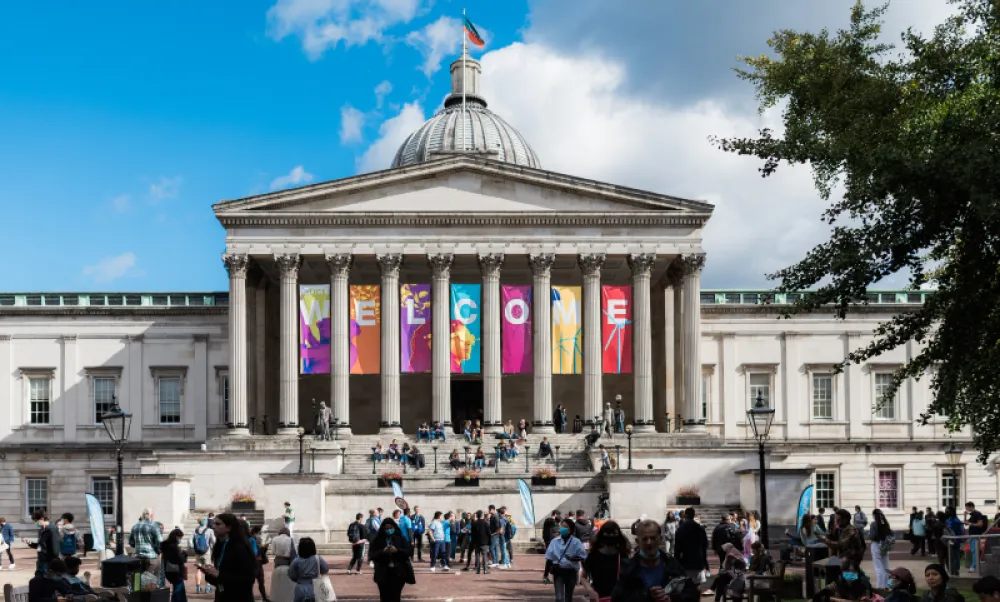 UCL Portico, Wilkins Building